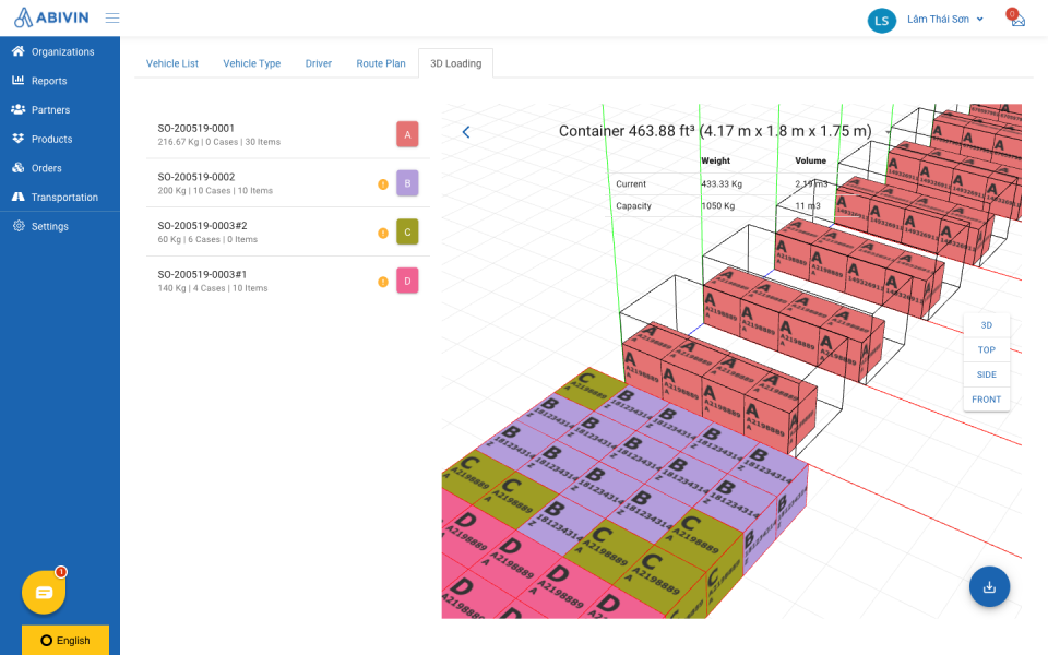 screenshot of Abivin vRoute